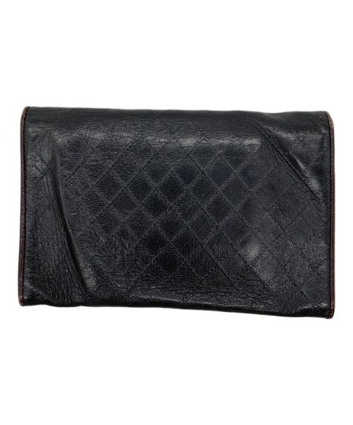 CHANEL（シャネル）CHANEL (シャネル) フラップウォレット ブラックの古着・服飾アイテム