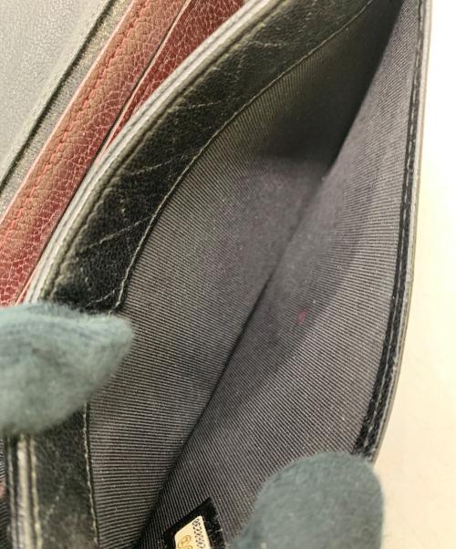 CHANEL（シャネル）CHANEL (シャネル) フラップウォレット ブラックの古着・服飾アイテム