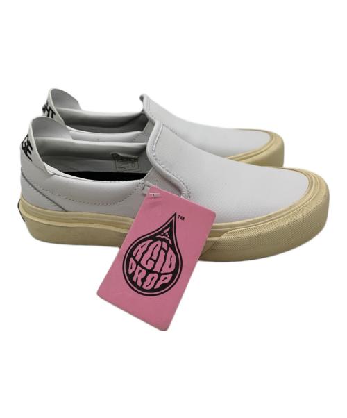 straye（ストレイ）straye (ストレイ) スリッポン ホワイト サイズ:25.5 未使用品の古着・服飾アイテム