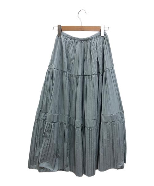 MERCURY DUO（マーキュリーデュオ）MERCURY DUO (マーキュリーデュオ) プリーツスカート ブルー サイズ:FREE 未使用品の古着・服飾アイテム