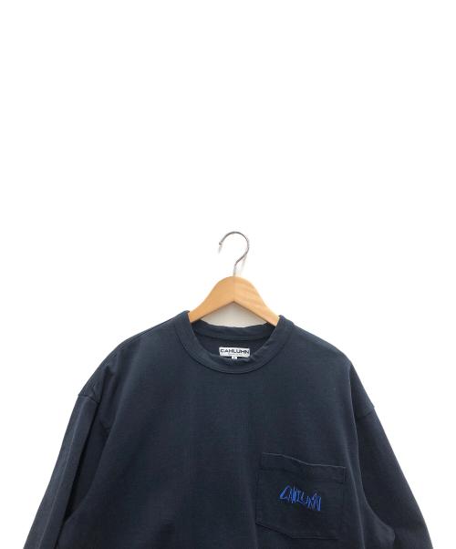 CAHLUMN（カウラム）CAHLUMN (カウラム) ヘビーウェイトTシャツ ネイビー サイズ:XLの古着・服飾アイテム