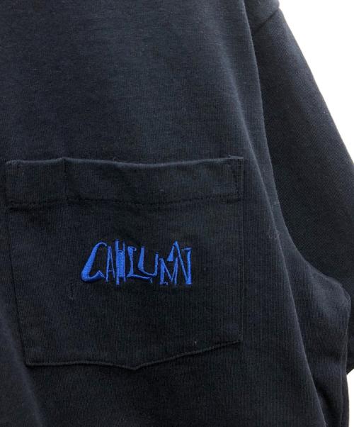 CAHLUMN（カウラム）CAHLUMN (カウラム) ヘビーウェイトTシャツ ネイビー サイズ:XLの古着・服飾アイテム