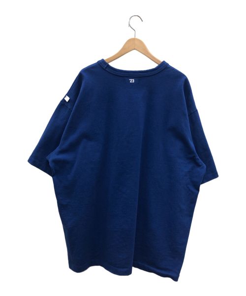 CAHLUMN（カウラム）CAHLUMN (カウラム) ヘビーウェイトTシャツ ブルー サイズ:XXLの古着・服飾アイテム