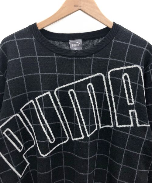 PUMA（プーマ）PUMA (プーマ) ニット ブラック サイズ:XL 未使用品の古着・服飾アイテム