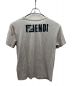 FENDI (フェンディ) プリントTシャツ グレー×ベージュ サイズ:M：6000円