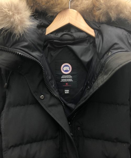 CANADA GOOSE（カナダグース）CANADA GOOSE (カナダグース) 中綿ジャケット ブラック サイズ:ＸＳの古着・服飾アイテム