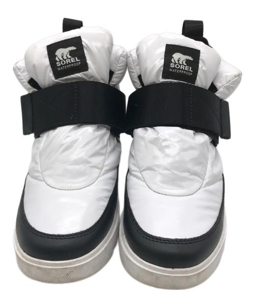 SOREL（ソレル）SOREL (ソレル) ブーツ ホワイト×ブラック サイズ:24の古着・服飾アイテム