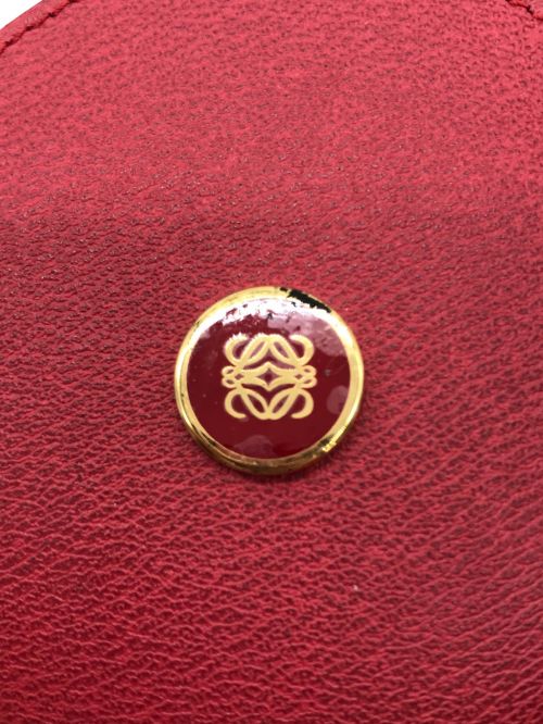 LOEWE（ロエベ）LOEWE (ロエベ) コインケース レッドの古着・服飾アイテム