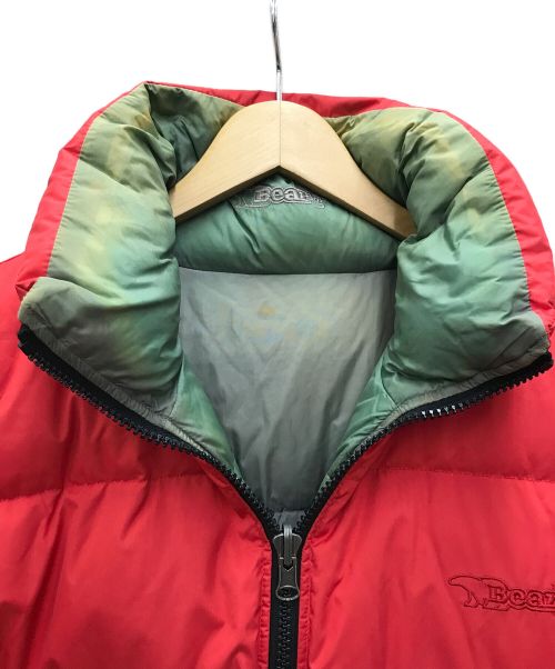 BEAR USA（ベア ユーエスエー）Bear USA (ベア ユーエスエー) ダウンジャケット レッド サイズ:Lの古着・服飾アイテム