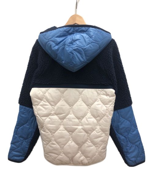 NIKE（ナイキ）NIKE (ナイキ) ボアフリース キルティングジャケット ネイビー×アイボリー サイズ:Mの古着・服飾アイテム