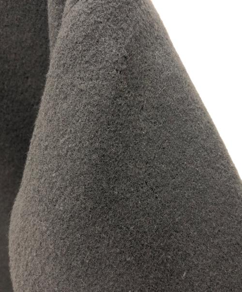 IENA（イエナ）IENA (イエナ) ノーカラーコート ダークブラウン サイズ:Lの古着・服飾アイテム