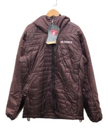 adidas（アディダス）の古着「中綿ジャケット」｜ワインレッド