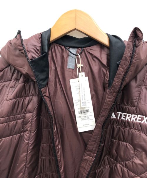 adidas（アディダス）adidas (アディダス) 中綿ジャケット ワインレッド サイズ:L 未使用品の古着・服飾アイテム