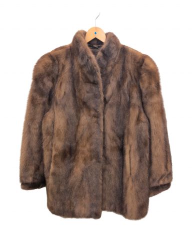 美品　サガミンク SAGA MINK コート 9 ミドル丈　ブラウン レディース SAGA MINK ブラウン毛皮コート 楽天市場】極美品▽SAGA MINK