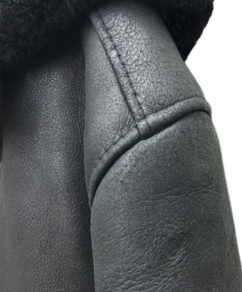 TRAVAILS（トラバーユ）TRAVAILS (トラバーユ) ムートンコート ブラック サイズ:Mの古着・服飾アイテム