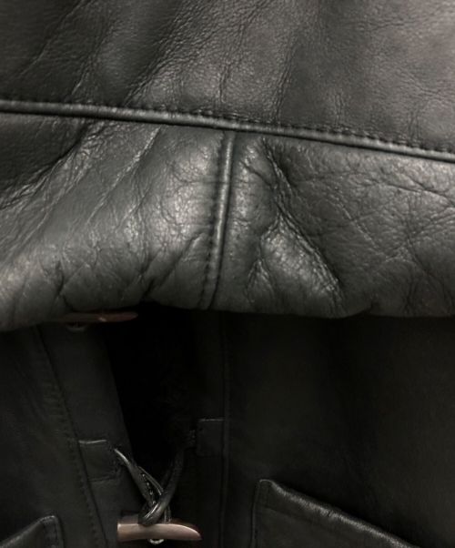 TRAVAILS（トラバーユ）TRAVAILS (トラバーユ) ムートンコート ブラック サイズ:Mの古着・服飾アイテム