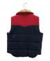 SUGAR CANE (シュガーケーン) 中綿ベスト ネイビー×レッド サイズ:L：4000円