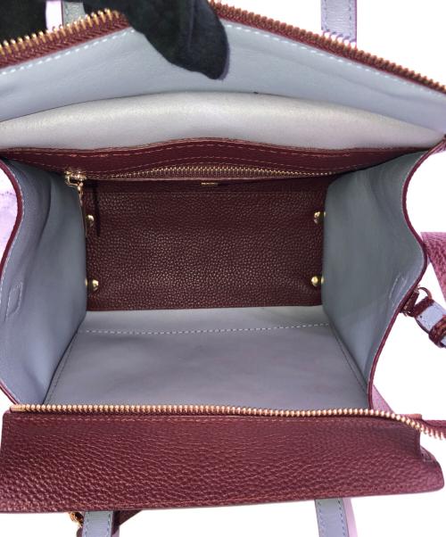 Salvatore Ferragamo（サルヴァトーレ フェラガモ）Salvatore Ferragamo (サルヴァトーレ フェラガモ) 2WAYショルダーバッグ ボルドーの古着・服飾アイテム