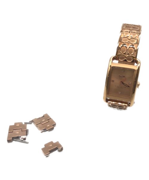 COACH（コーチ）COACH (コーチ) 腕時計 シャンパンゴールドの古着・服飾アイテム