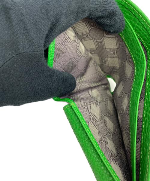 ETiAM（エティアム）ETiAM (エティアム) 2つ折り財布 グリーンの古着・服飾アイテム