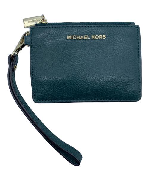 MICHAEL KORS（マイケル・コース）MICHAEL KORS (マイケル・コース) パスケース グリーンの古着・服飾アイテム