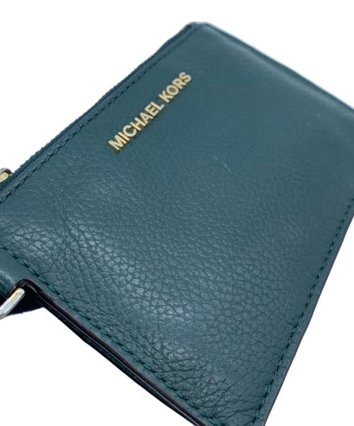 MICHAEL KORS（マイケル・コース）MICHAEL KORS (マイケル・コース) パスケース グリーンの古着・服飾アイテム