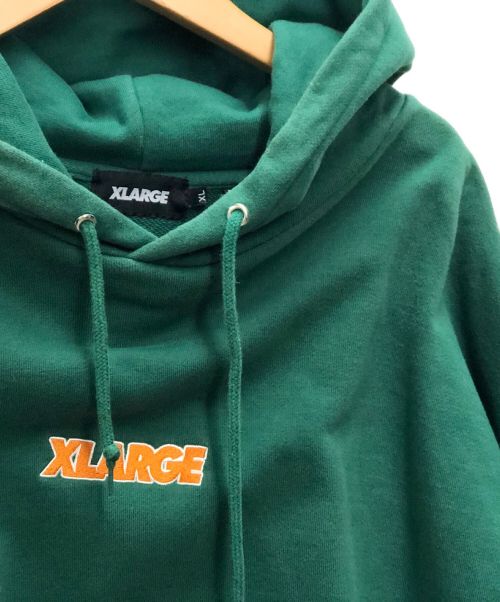 X-LARGE（エクストララージ）X-LARGE (エクストララージ) プルオーバーパーカー グリーン サイズ:XLの古着・服飾アイテム