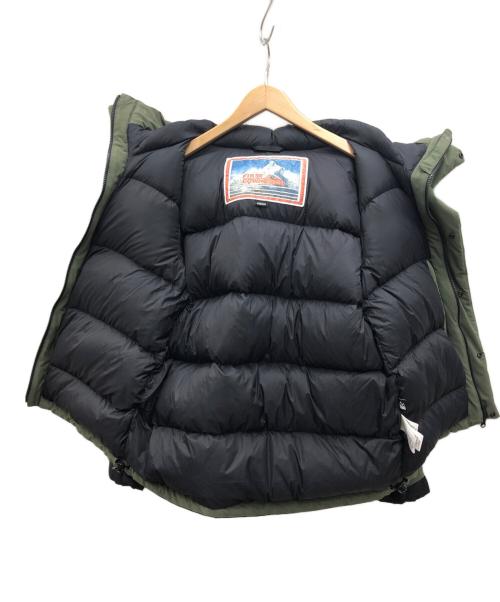FIRST DOWN（ファーストダウン）FIRST DOWN (ファーストダウン) ダウンジャケット グリーン×ブラック サイズ:Mの古着・服飾アイテム