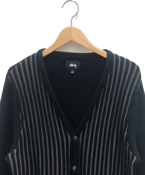 stussy（ステューシー）stussy (ステューシー) カーディガン ブラック サイズ:Sの古着・服飾アイテム