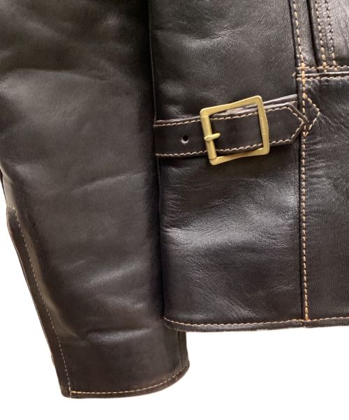 FLAT HEAD（フラット ヘッド）FLAT HEAD (フラット ヘッド) レザージャケット ブラウン サイズ:42の古着・服飾アイテム