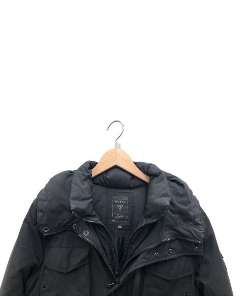 GUESS（ゲス）GUESS (ゲス) ダウンジャケット ブラック サイズ:Mの古着・服飾アイテム