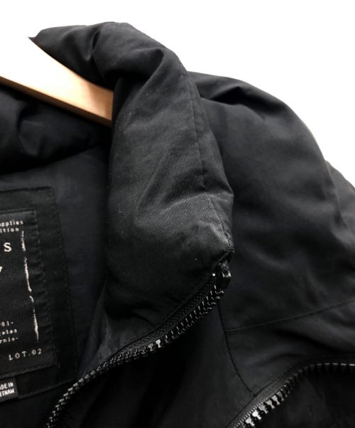 GUESS（ゲス）GUESS (ゲス) ダウンジャケット ブラック サイズ:Mの古着・服飾アイテム