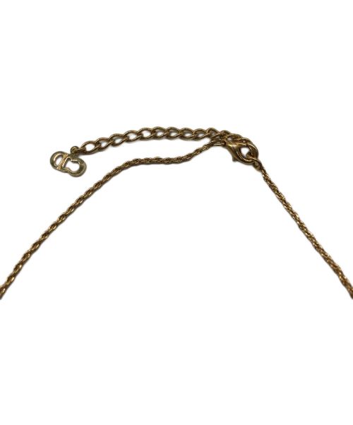 Christian Dior（クリスチャン ディオール）Christian Dior (クリスチャン ディオール) ハートモチーフネックレス ゴールドカラーの古着・服飾アイテム