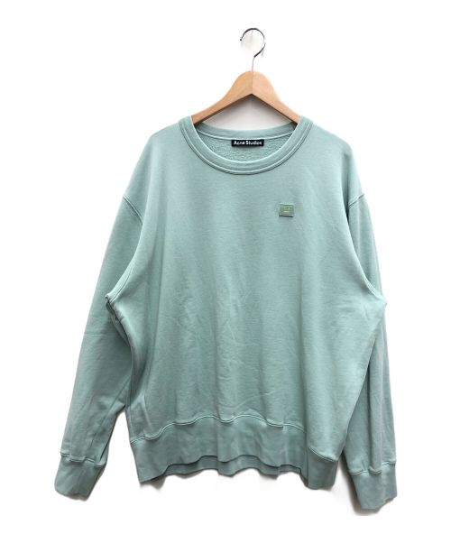Acne studios（アクネ ストゥディオス）ACNE STUDIOS (アクネ ストゥディオス) フェイスパッチスウェット グリーン サイズ:XXLの古着・服飾アイテム