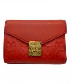 MCMエムシーエム）の古着「3つ折り財布」｜レッド