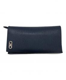 Salvatore Ferragamo（サルヴァトーレ フェラガモ）の古着「長財布」｜ネイビー