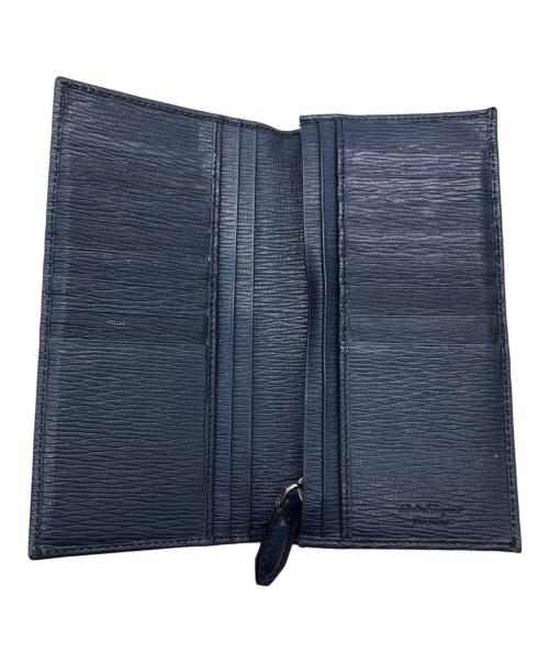 Salvatore Ferragamo（サルヴァトーレ フェラガモ）Salvatore Ferragamo (サルヴァトーレ フェラガモ) 長財布 ネイビーの古着・服飾アイテム