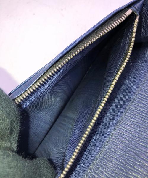 Salvatore Ferragamo（サルヴァトーレ フェラガモ）Salvatore Ferragamo (サルヴァトーレ フェラガモ) 長財布 ネイビーの古着・服飾アイテム