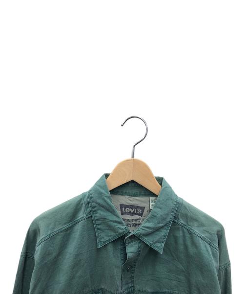 LEVI'S（リーバイス）LEVI'S (リーバイス) オーバーサイズシャツ グリーン サイズ:Lの古着・服飾アイテム
