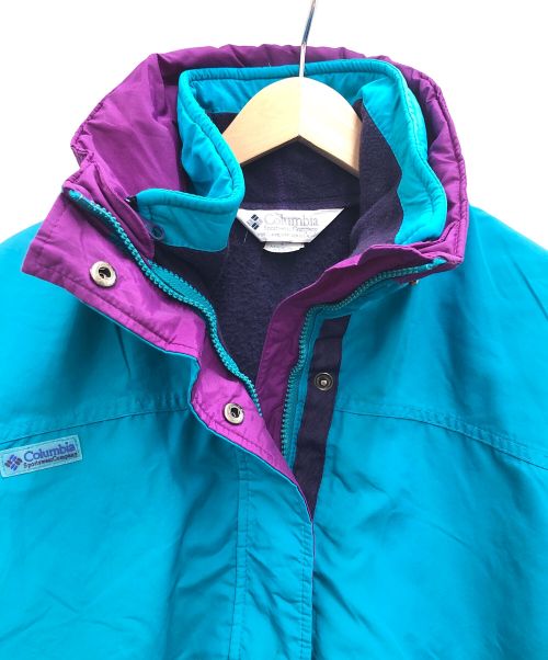 Columbia（コロンビア）Columbia (コロンビア) ナイロンジャケット ブルー×パープル サイズ:Lの古着・服飾アイテム