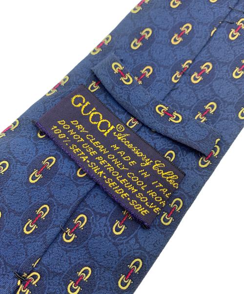 GUCCI（グッチ）GUCCI (グッチ) ネクタイ ネイビー サイズ:ーの古着・服飾アイテム