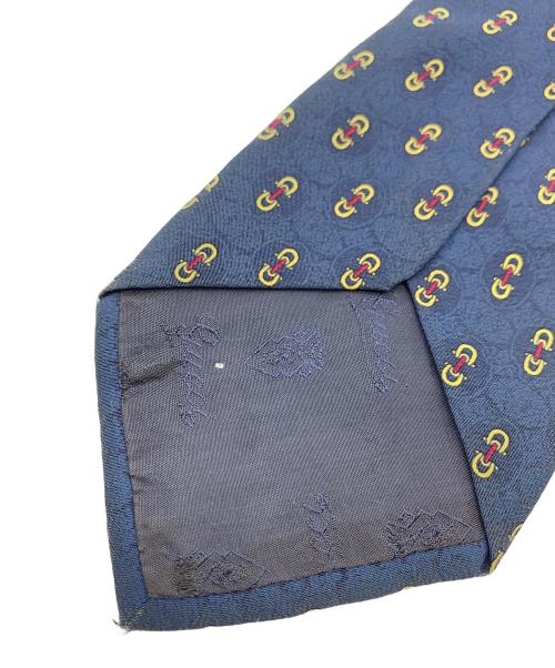 GUCCI（グッチ）GUCCI (グッチ) ネクタイ ネイビー サイズ:ーの古着・服飾アイテム