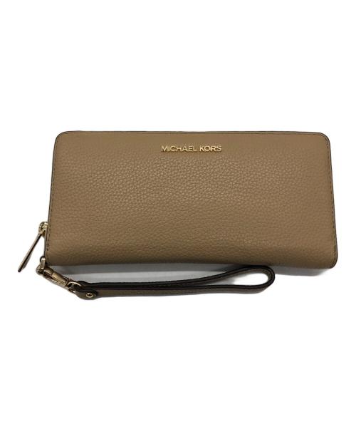 MICHAEL KORS（マイケル・コース）MICHAEL KORS (マイケルコース) 長財布 ベージュの古着・服飾アイテム