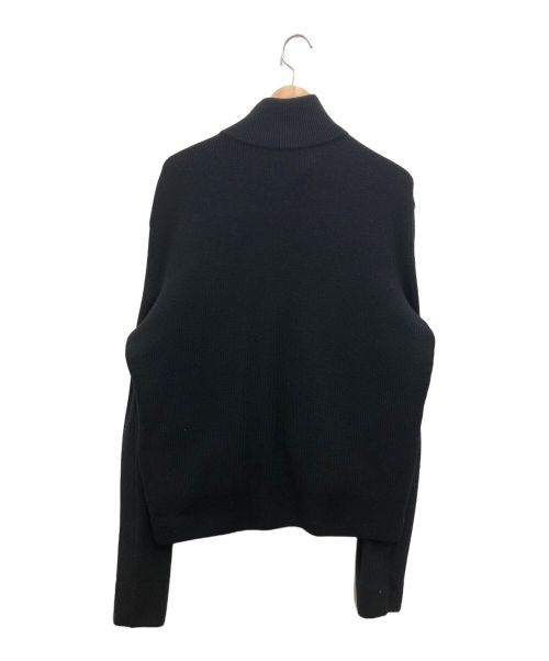 MONCLER（モンクレール）MONCLER (モンクレール) ダウン切替 ニットブルゾン ブラック サイズ:Lの古着・服飾アイテム