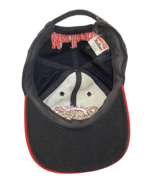 marlboro（マルボロ）marlboro (マルボロ) キャップ ブラック×レッド サイズ:FREEの古着・服飾アイテム