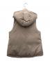green label relaxing (グリーンレーベルリラクシング) ダウンベスト ベージュ サイズ:36：4000円