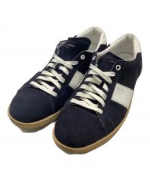 Saint Laurent Paris（サンローランパリ）の古着「ローカットスニーカー」｜ネイビー×ホワイト