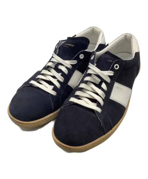 Saint Laurent Paris（サンローランパリ）Saint Laurent Paris (サンローランパリ) ローカットスニーカー ネイビー×ホワイト サイズ:43の古着・服飾アイテム