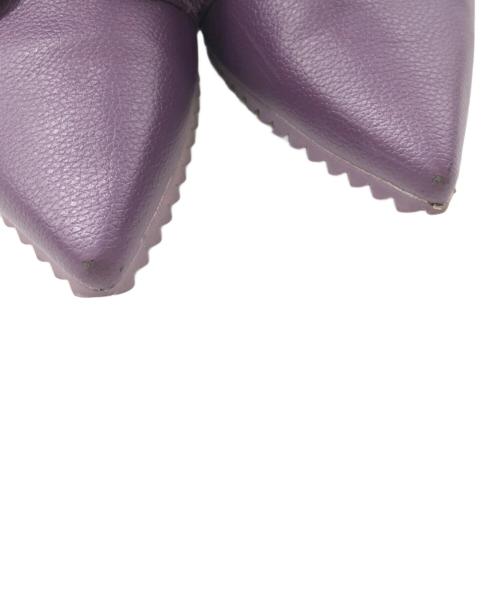 YELLO（イエロ）YELLO (イエロー) MALEFICA SHORT BOOTS パープル サイズ:Lの古着・服飾アイテム