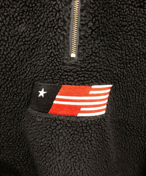 HONOR THE GIFT（オナーザギフト）HONOR THE GIFT (オナーザギフト) ハーフジップフリースプルオーバー ブラック サイズ:XLの古着・服飾アイテム